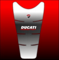 Ducati Monster Carbon fehér tankpad
