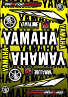 Yamaha matrica szett sárga
